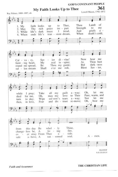 Hymns for a Pilgrim People: a congregational hymnal page 489
