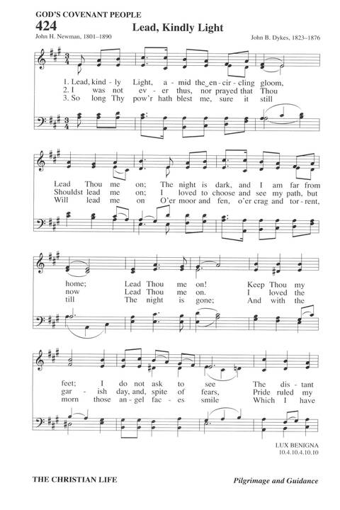 Hymns for a Pilgrim People: a congregational hymnal page 585