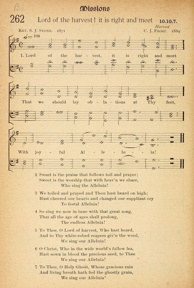The Hymnal: revised and enlarged as adopted by the General Convention of the Protestant Episcopal Church in the United States of America in the of our Lord 1892..with music, as used in Trinity Church page 300