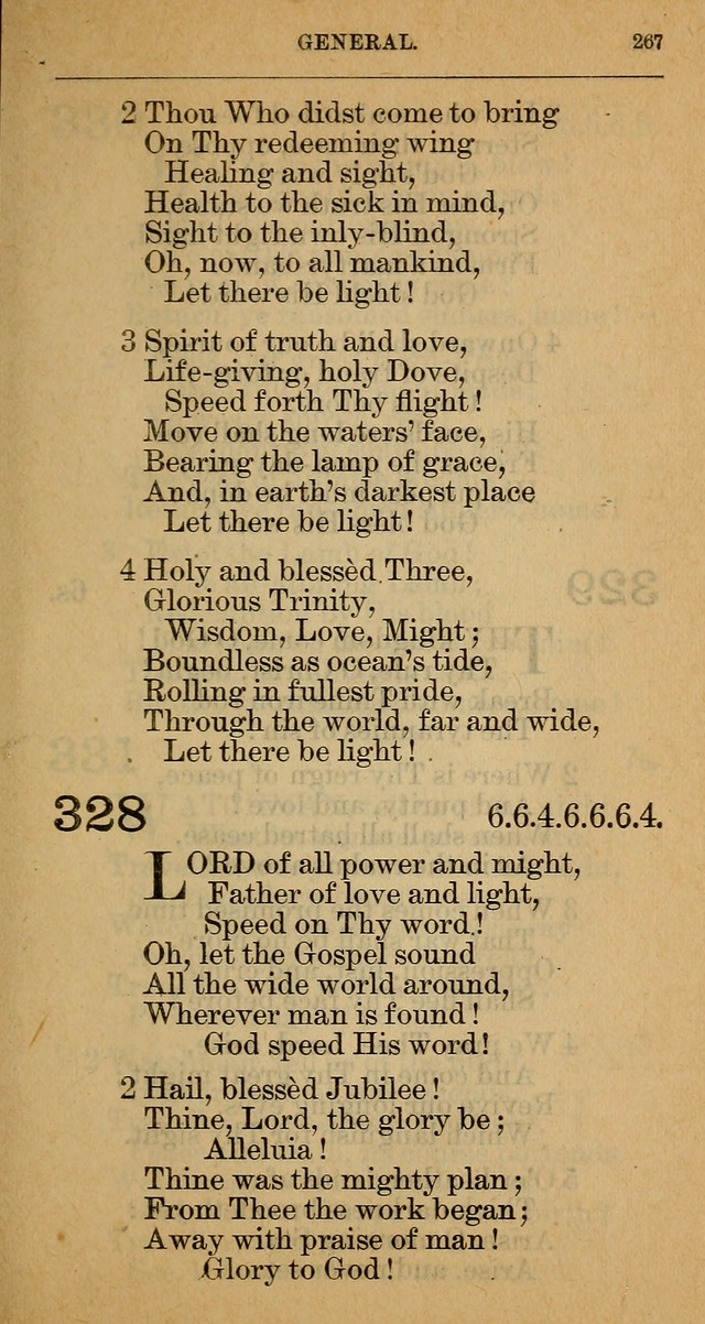 The Hymnal: revised and enlarged as adopted by the General Convention of the Protestant Episcopal Church in the United States of America in the year of our Lord 1892 page 278