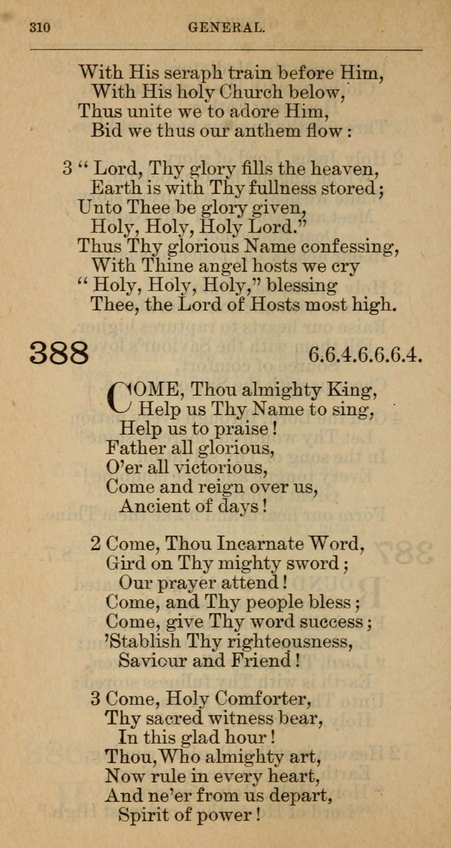 The Hymnal: revised and enlarged as adopted by the General Convention of the Protestant Episcopal Church in the United States of America in the year of our Lord 1892 page 321