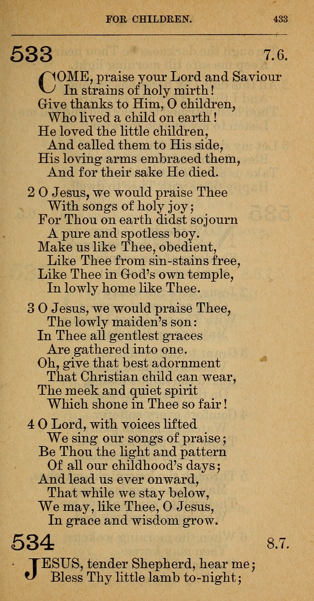 The Hymnal: revised and enlarged as adopted by the General Convention of the Protestant Episcopal Church in the United States of America in the year of our Lord 1892 page 444
