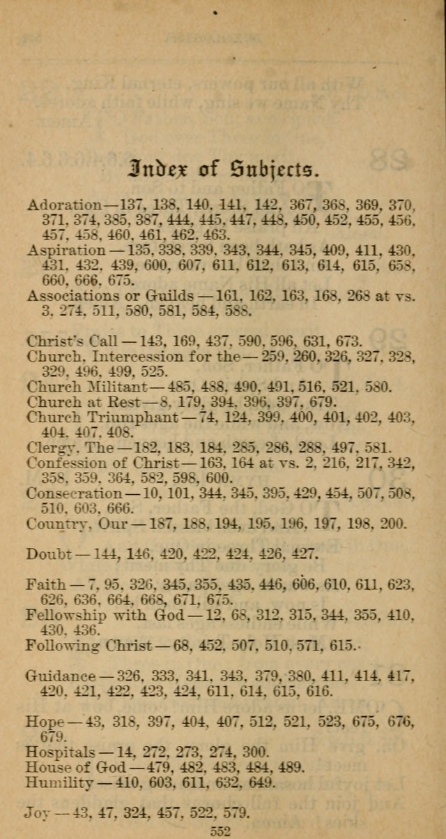 The Hymnal: revised and enlarged as adopted by the General Convention of the Protestant Episcopal Church in the United States of America in the year of our Lord 1892 page 565