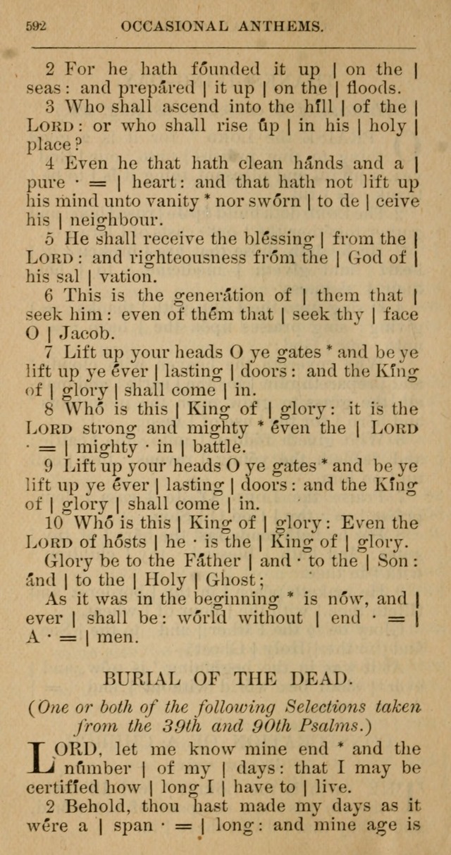 The Hymnal: revised and enlarged as adopted by the General Convention of the Protestant Episcopal Church in the United States of America in the year of our Lord 1892 page 595