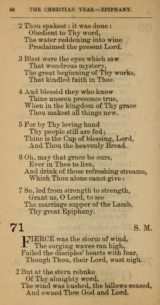 The Hymnal: revised and enlarged as adopted by the General Convention of the Protestant Episcopal Church in the United States of America in the year of our Lord 1892 page 69