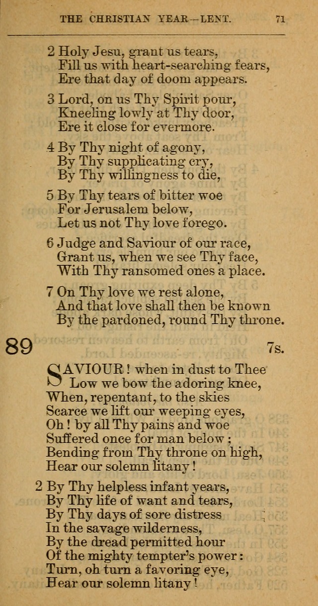 The Hymnal: revised and enlarged as adopted by the General Convention of the Protestant Episcopal Church in the United States of America in the year of our Lord 1892 page 82