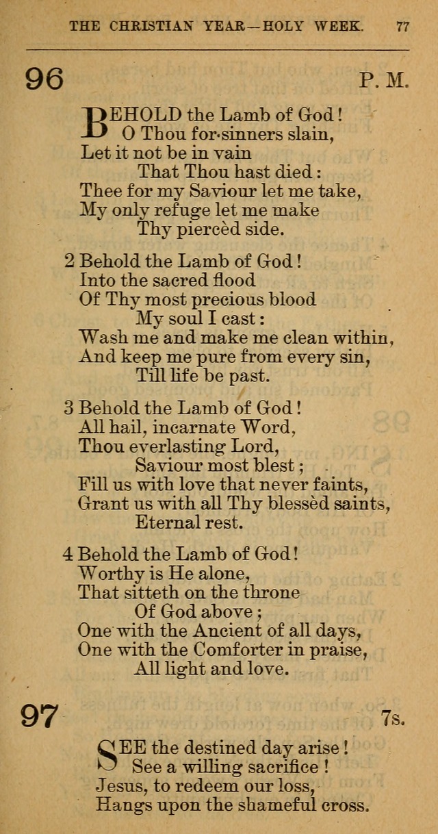 The Hymnal: revised and enlarged as adopted by the General Convention of the Protestant Episcopal Church in the United States of America in the year of our Lord 1892 page 88