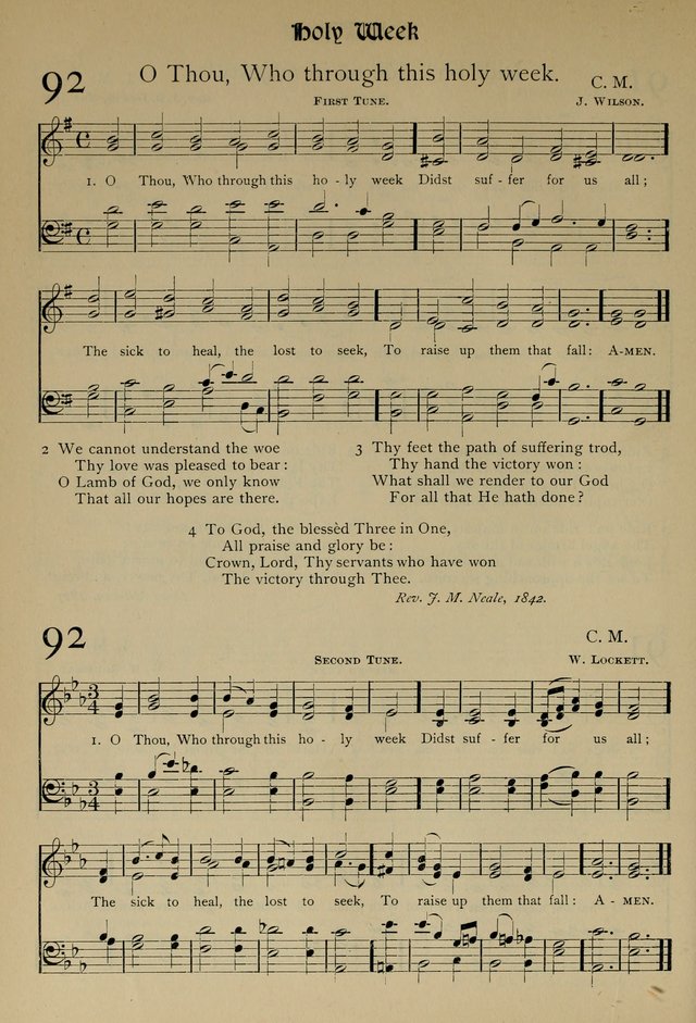 The Hymnal, Revised and Enlarged, as adopted by the General Convention of the Protestant Episcopal Church in the United States of America in the year of our Lord 1892 page 121