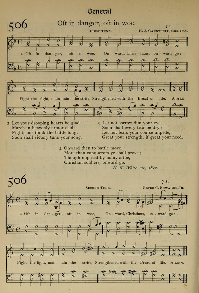 The Hymnal, Revised and Enlarged, as adopted by the General Convention of the Protestant Episcopal Church in the United States of America in the year of our Lord 1892 page 581