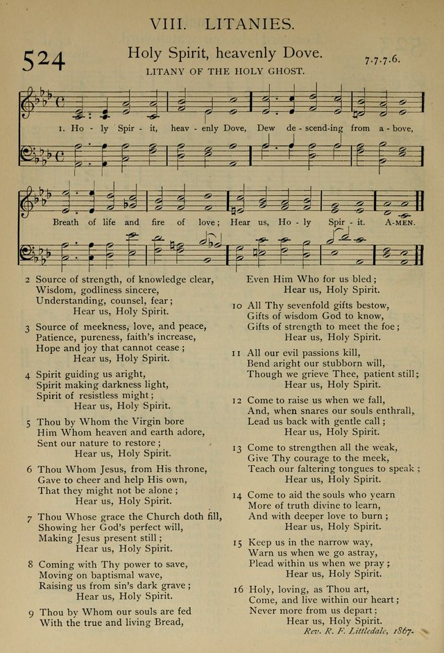 The Hymnal, Revised and Enlarged, as adopted by the General Convention of the Protestant Episcopal Church in the United States of America in the year of our Lord 1892 page 623