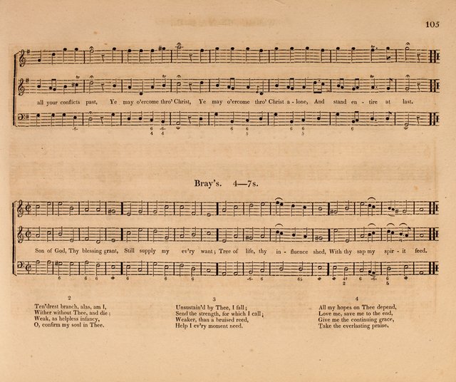 Harmonia Sacra: a Compilation of Psalm and Hymn Tunes [from the most celebrated European masters] page 105