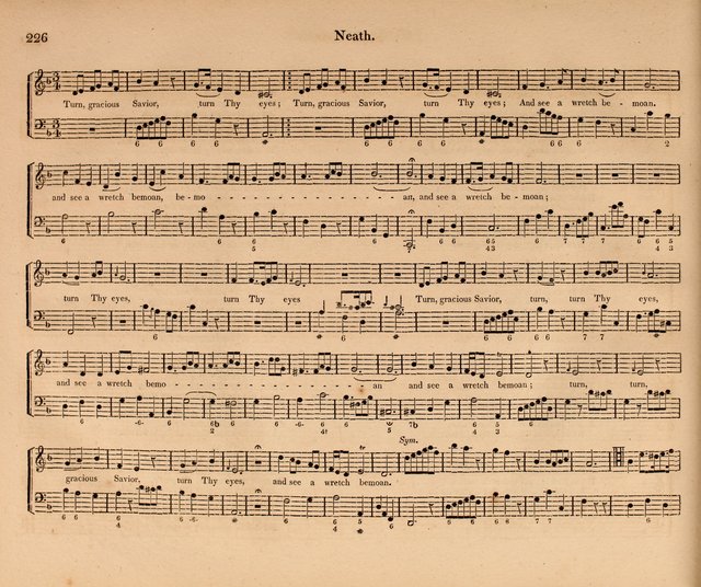 Harmonia Sacra: a Compilation of Psalm and Hymn Tunes [from the most celebrated European masters] page 226