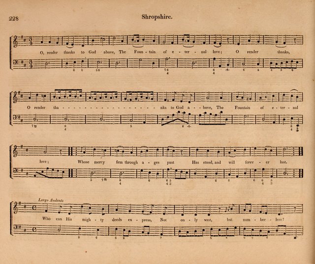 Harmonia Sacra: a Compilation of Psalm and Hymn Tunes [from the most celebrated European masters] page 228