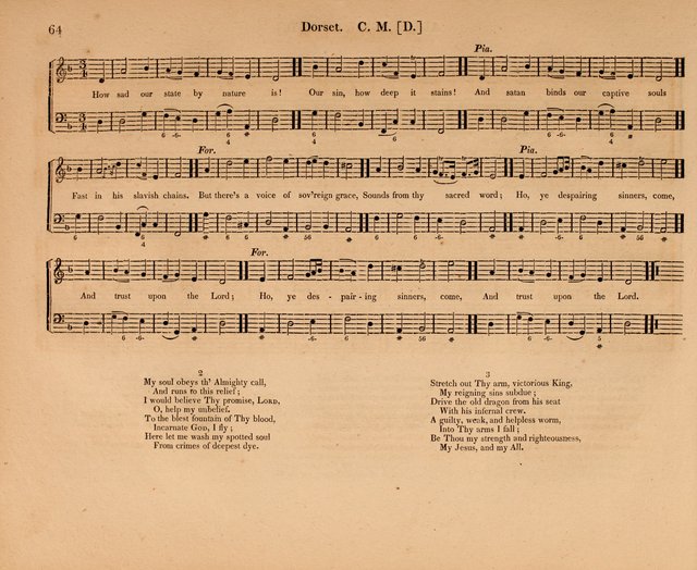 Harmonia Sacra: a Compilation of Psalm and Hymn Tunes [from the most celebrated European masters] page 64