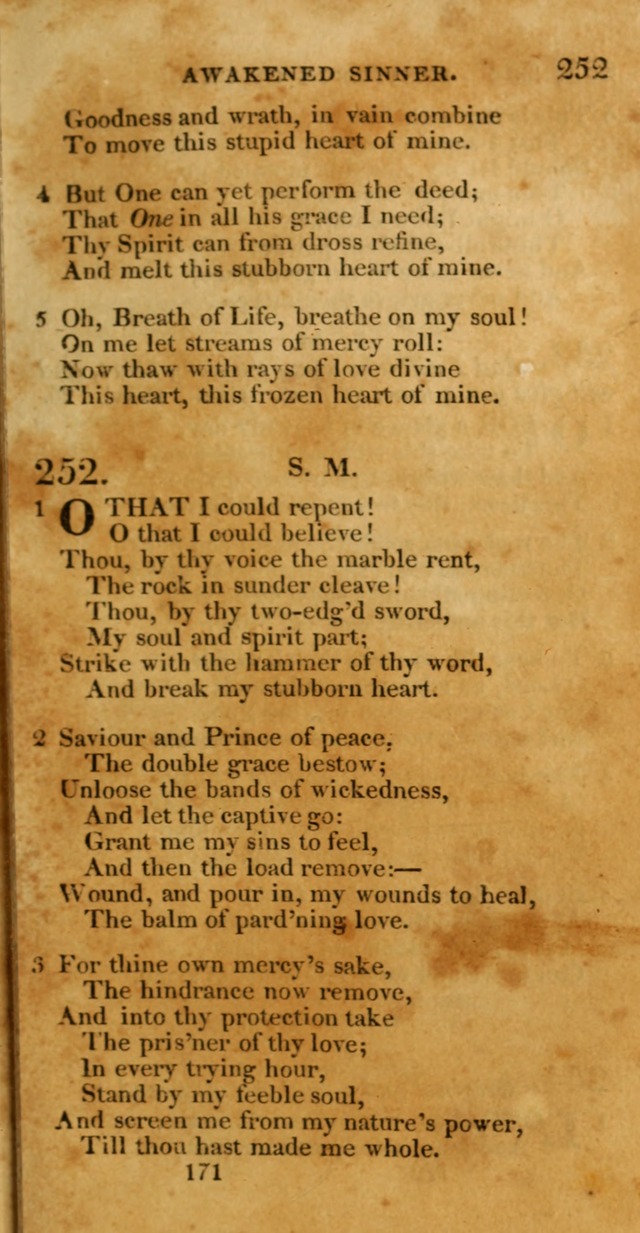 Hymns, Selected and Original: for public and private worship (1st ed.) page 171