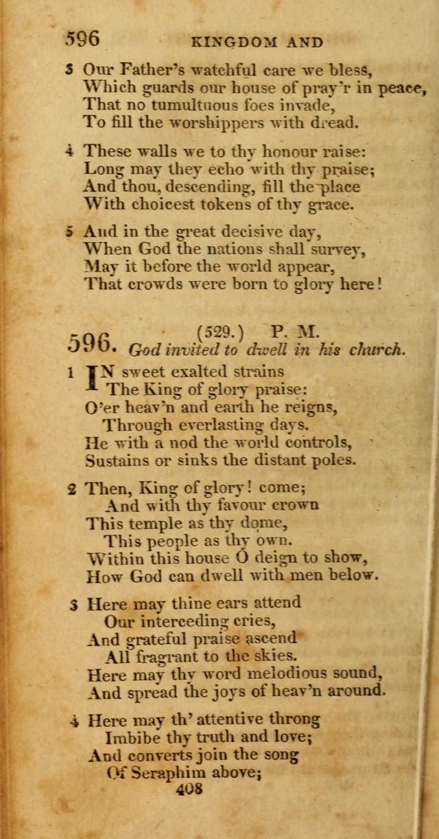 Hymns, Selected and Original: for public and private worship (1st ed.) page 408