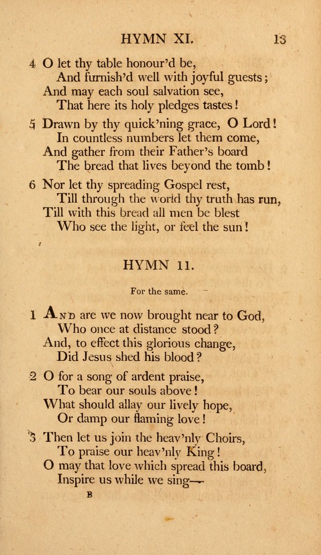 Hymns, Selected from the Most Approved Authors, for the use of Trinity Church, Boston page 14