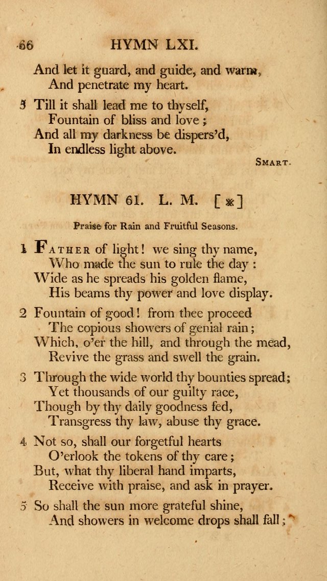 Hymns, Selected from the Most Approved Authors, for the use of Trinity Church, Boston page 67