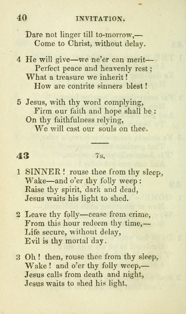 Hymns for Social Meetings page 40