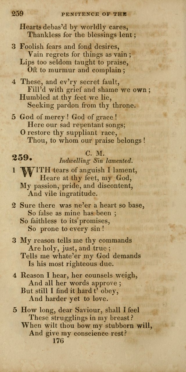 Hymns, Selected and Original, for Public and Private Worship page 176