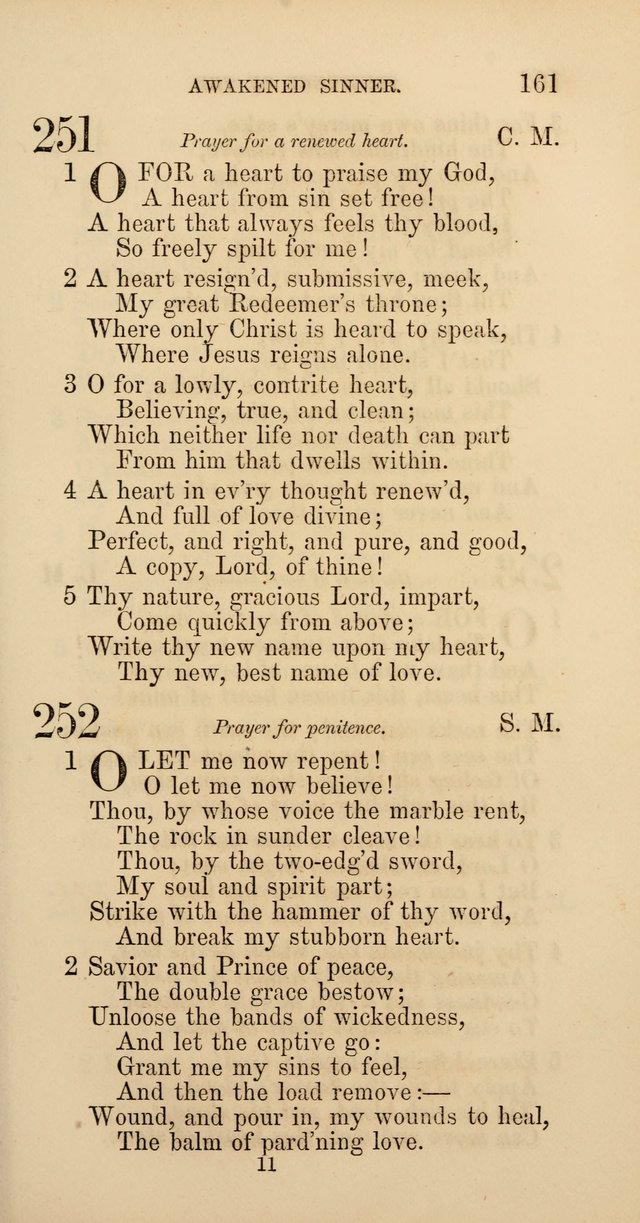 Hymns: selected and original, for public and  private worship (4th ed. 3rd rev. ed.) page 171