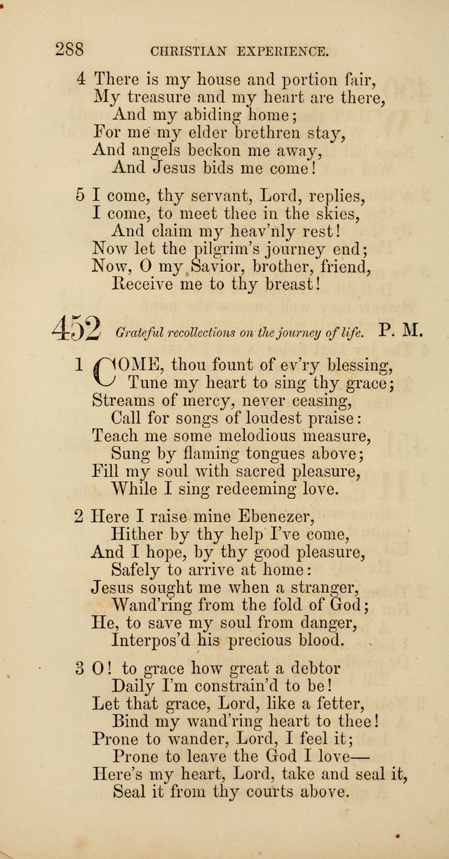 Hymns: selected and original, for public and  private worship (4th ed. 3rd rev. ed.) page 306
