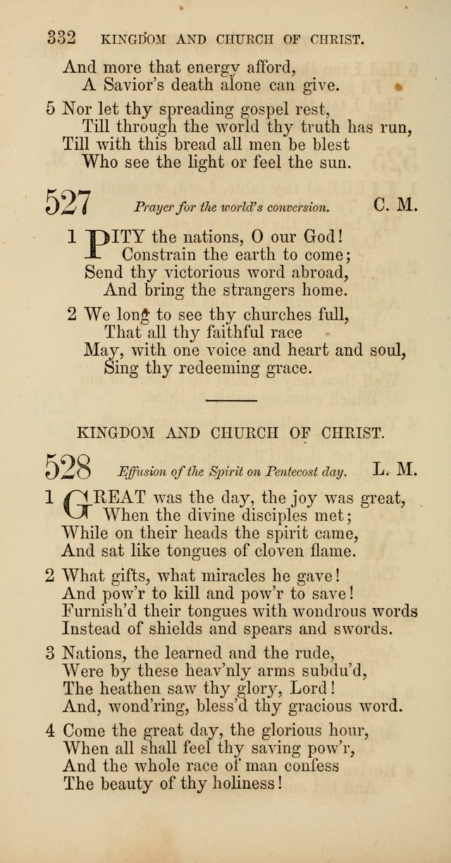 Hymns: selected and original, for public and  private worship (4th ed. 3rd rev. ed.) page 352