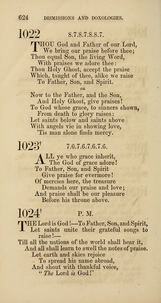 Hymns: selected and original, for public and  private worship (4th ed. 3rd rev. ed.) page 652
