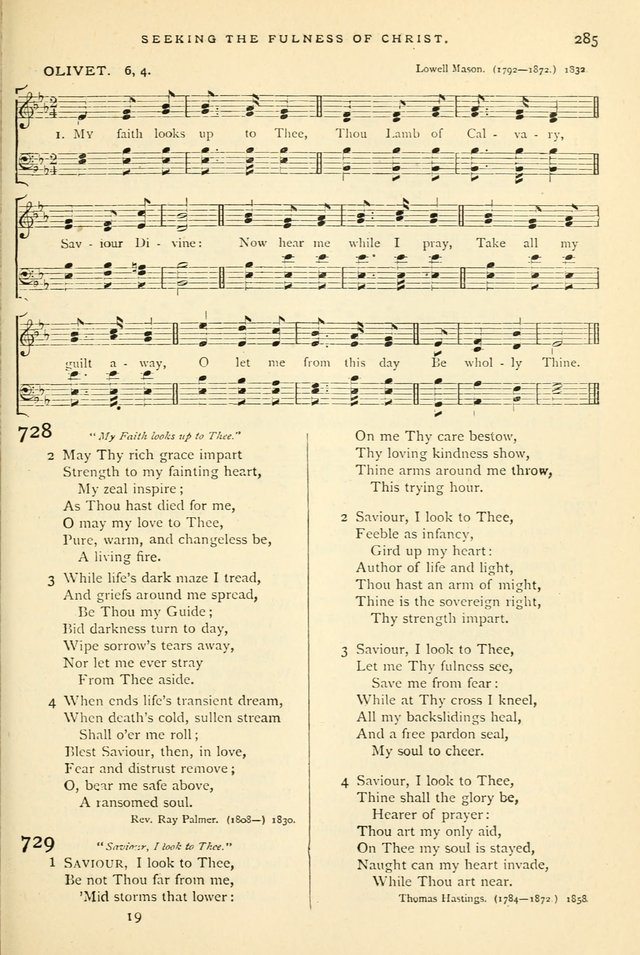 Hymns and Songs of Praise for Public and Social Worship page 289