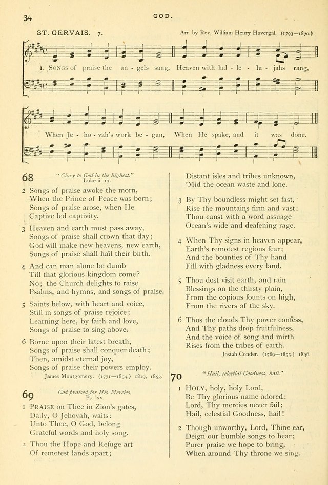 Hymns and Songs of Praise for Public and Social Worship page 34