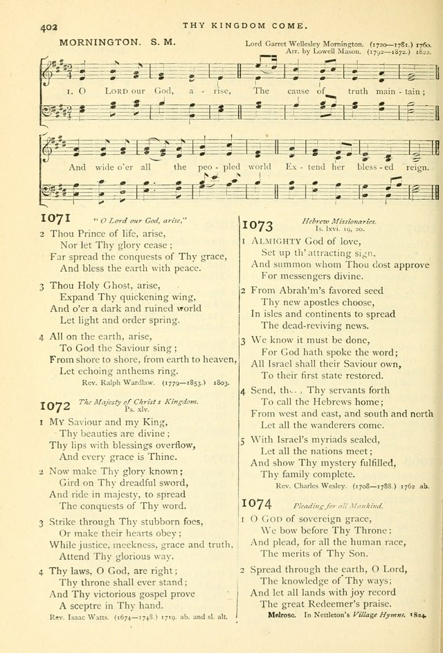 Hymns and Songs of Praise for Public and Social Worship page 410
