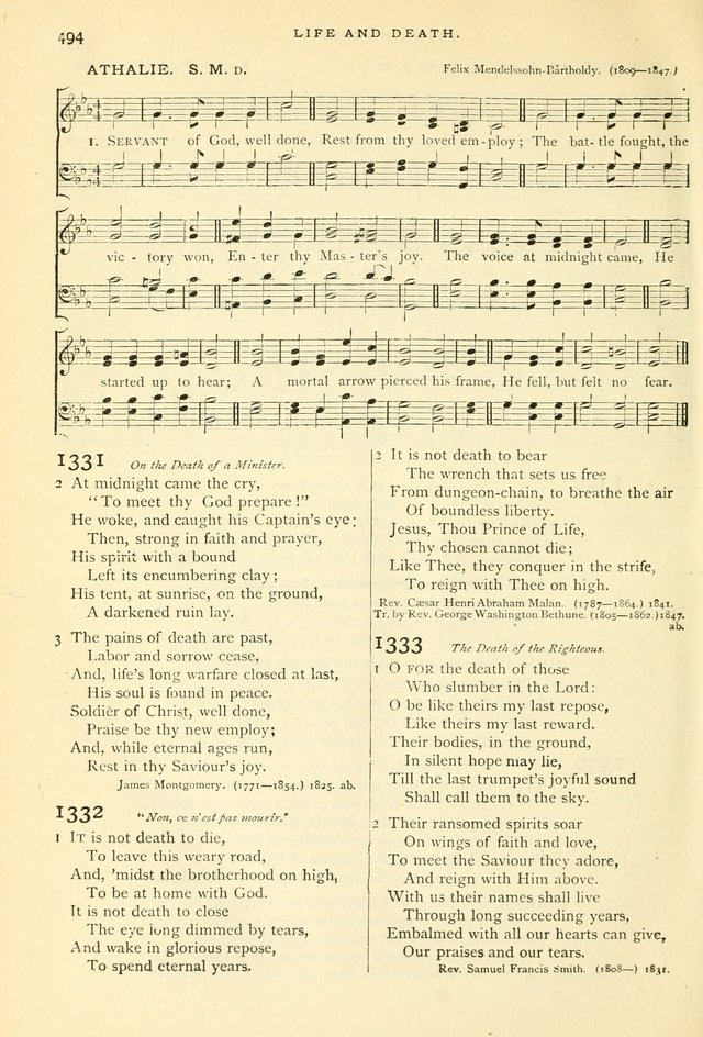 Hymns and Songs of Praise for Public and Social Worship page 508