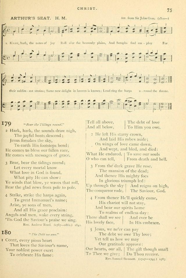 Hymns and Songs of Praise for Public and Social Worship page 75