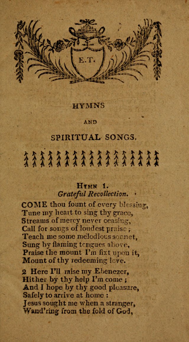 Hymns and Spiritual Songs (New ed.) page 3