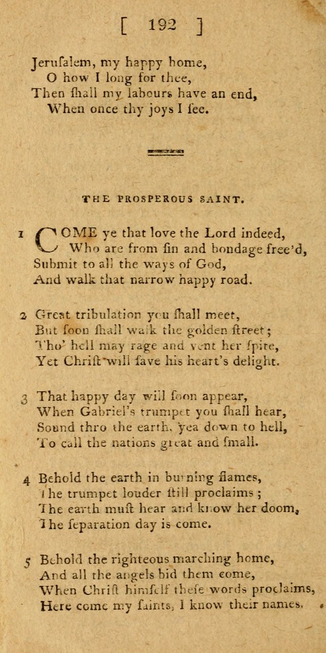 Hymns and Spiritual Songs for the use of Christians page 199