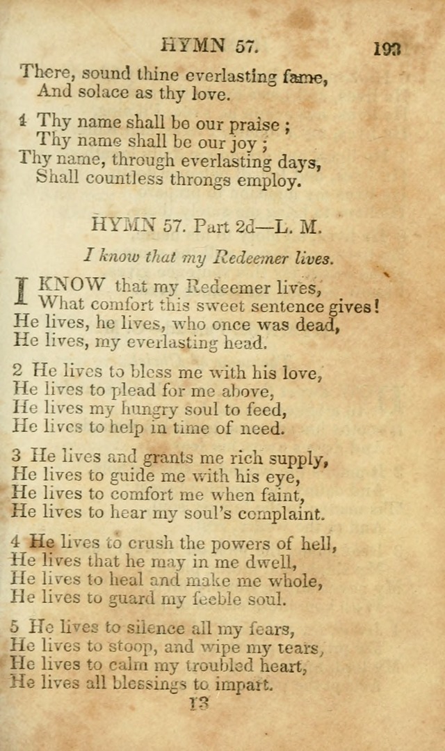 Hymns and Spiritual Songs, Original and Selected, for the Use of Christians. (8th ed.) page 198