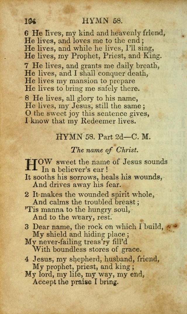 Hymns and Spiritual Songs, Original and Selected, for the Use of Christians. (8th ed.) page 199