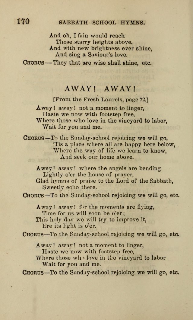 Hymns for the use of the Sabbath School of the Second Reformed Church, Albany N. Y. page 172