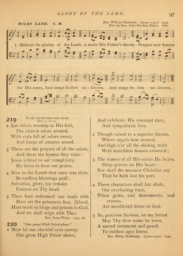 Hymns and Songs for Social and Sabbath Worship page 100