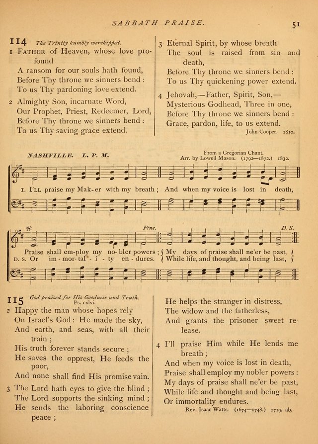 Hymns and Songs for Social and Sabbath Worship page 54