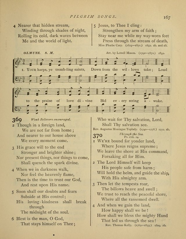 Hymns and Songs for Social and Sabbath Worship. (Rev. ed.) page 167