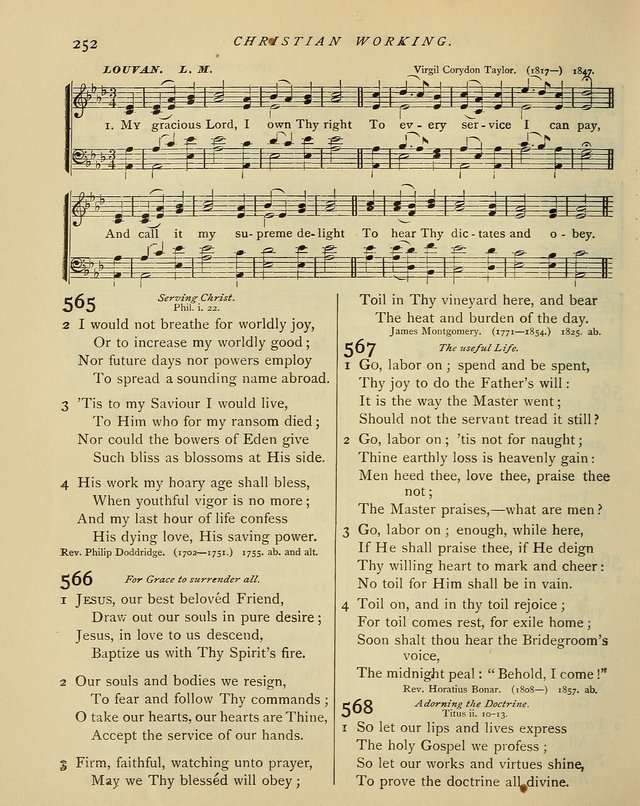 Hymns and Songs for Social and Sabbath Worship. (Rev. ed.) page 252