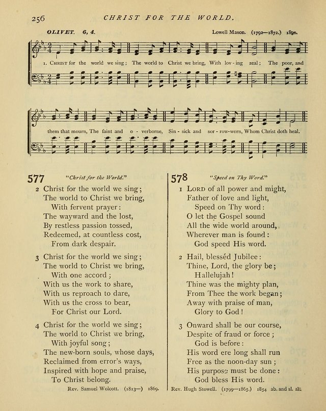 Hymns and Songs for Social and Sabbath Worship. (Rev. ed.) page 256