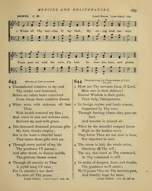 Hymns and Songs for Social and Sabbath Worship. (Rev. ed.) page 289