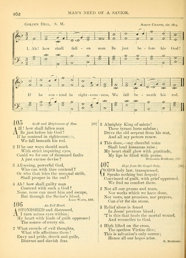 Hymns for the Sanctuary and Social Worship: with tunes page 162