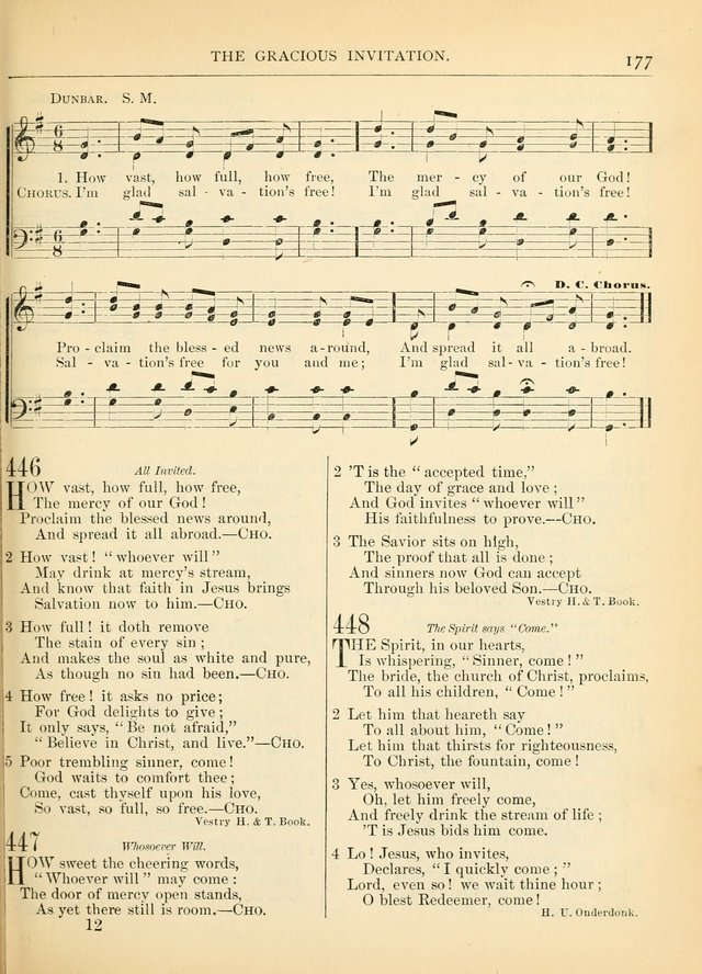 Hymns for the Sanctuary and Social Worship: with tunes page 177