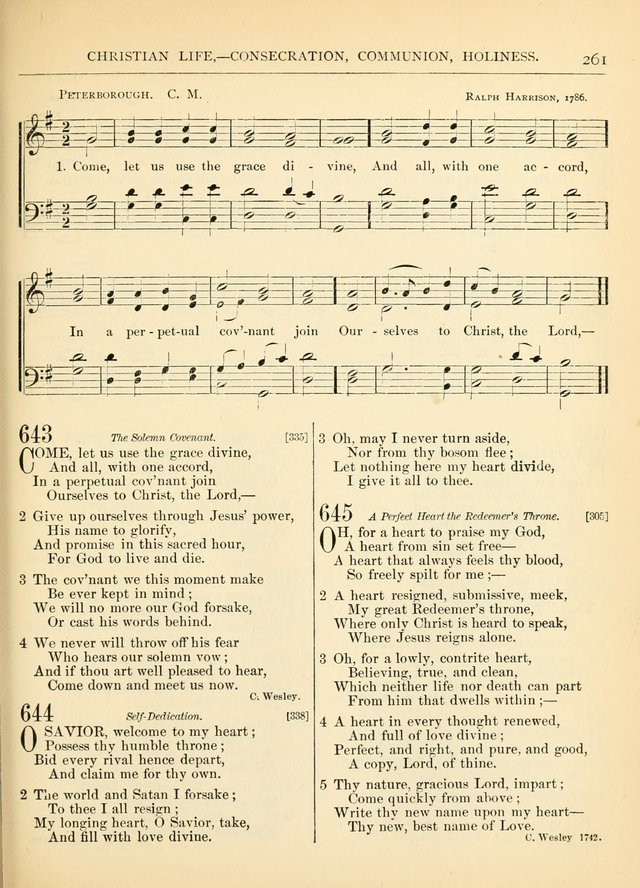 Hymns for the Sanctuary and Social Worship: with tunes page 261