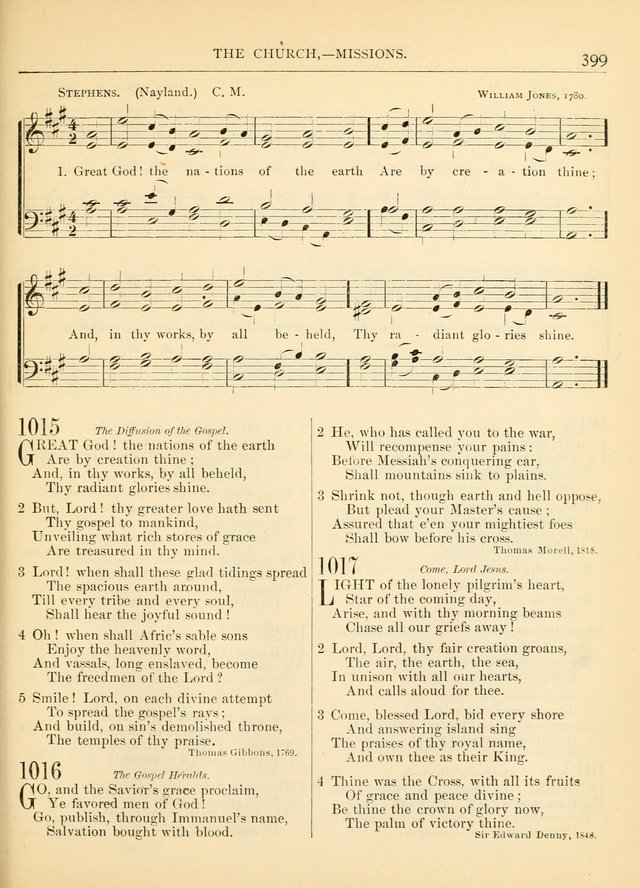 Hymns for the Sanctuary and Social Worship: with tunes page 403