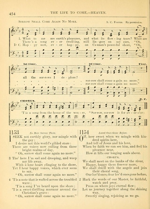 Hymns for the Sanctuary and Social Worship: with tunes page 458