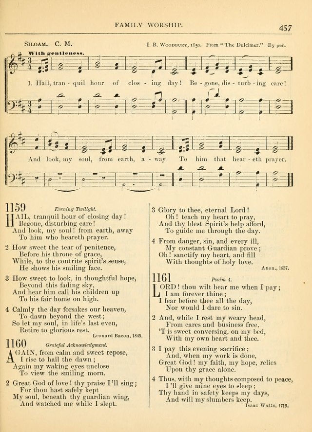 Hymns for the Sanctuary and Social Worship: with tunes page 461